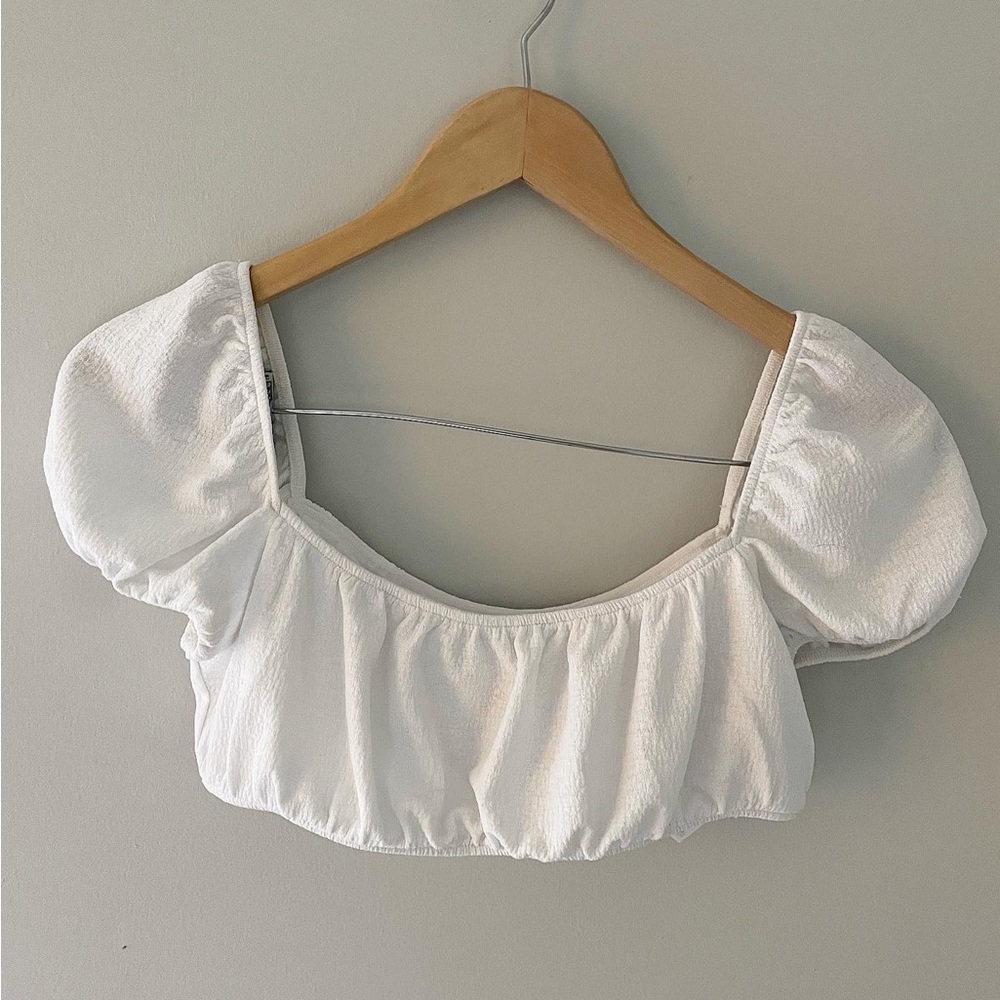 White Summer Crop Top